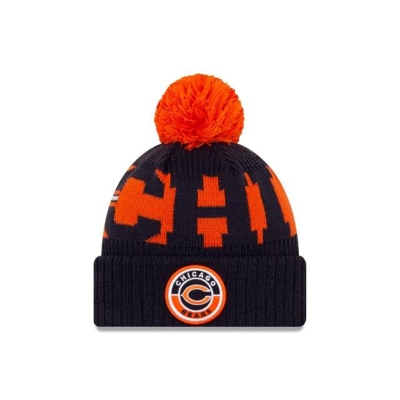 Blue Chicago Bears Hat - New Era NFL Cold Weather Sport Knit Beanie USA6394027